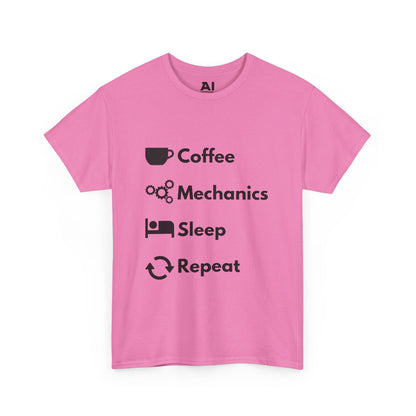 Coffee, Mechanics, Sleep, Repeat