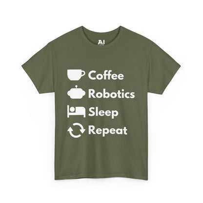 Coffee, Robotics, Sleep, Repeat