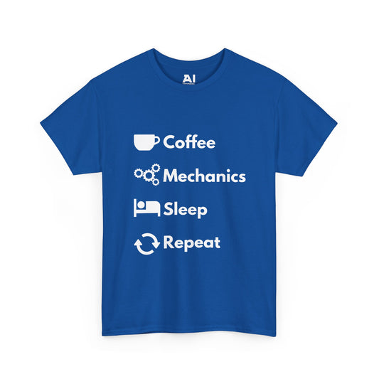 Coffee, Mechanics, Sleep, Repeat