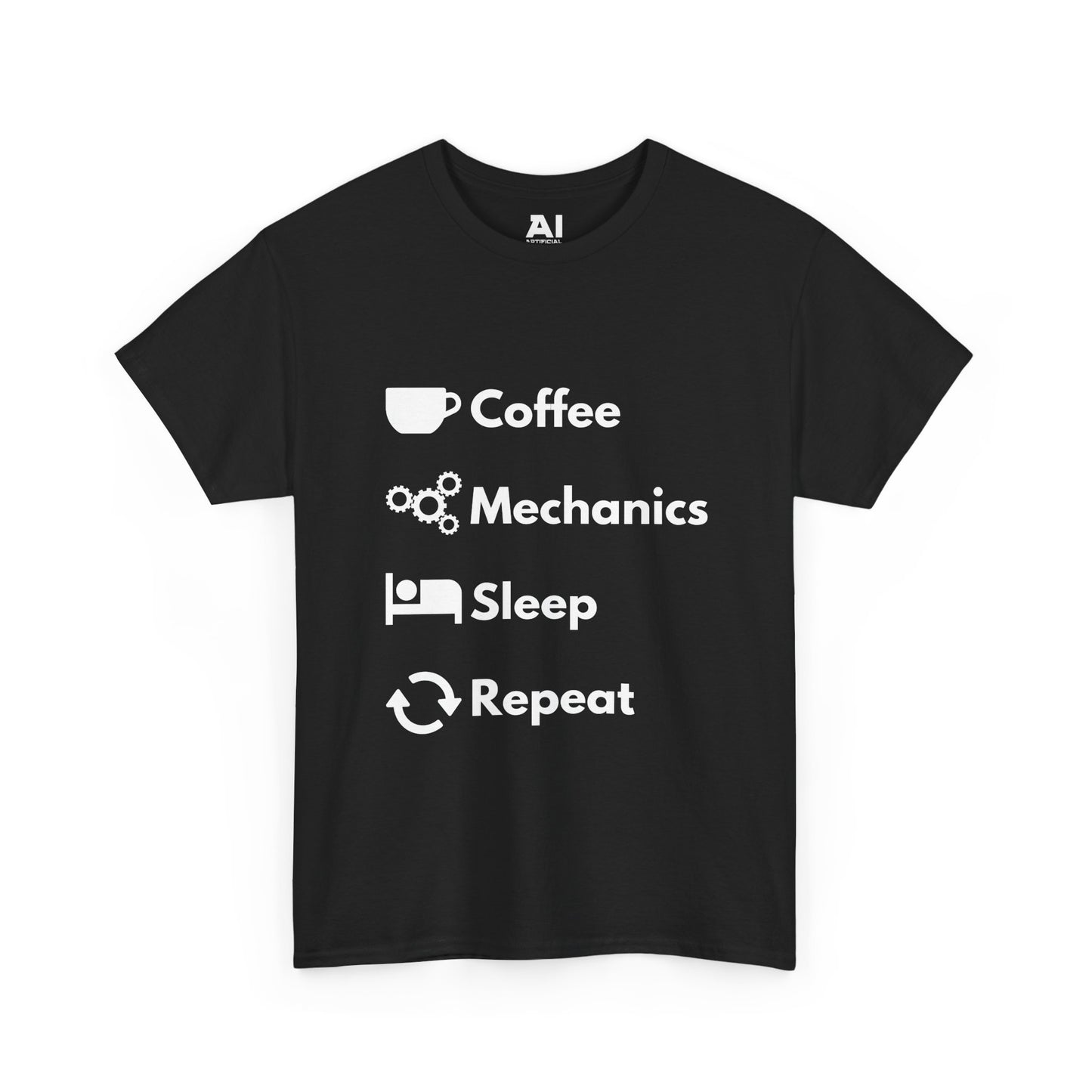 Coffee, Mechanics, Sleep, Repeat